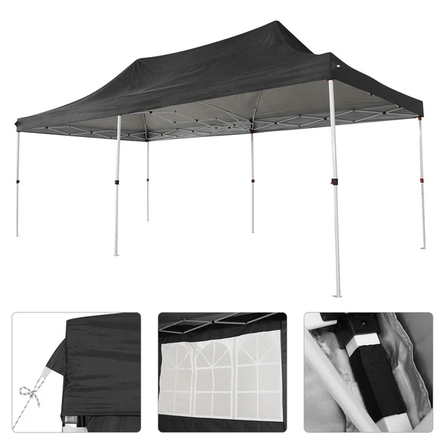 3x6 Pavillon Faltpavillon Wasserdicht UV Gartenpavillon Partyzelt Popup Pavillon