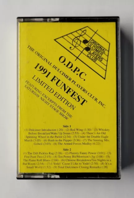 1991 Funfest O.D.P.C. Original Dulcimer Players Club Cassette