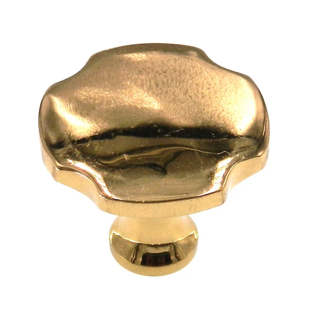 Amerock Advantage Bright Brass 1-1/2" Corner Cut Cabinet Knob Pull BP1449-3