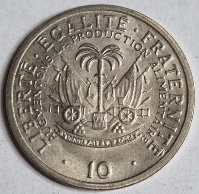 Haiti 1975 10 Centimes coin