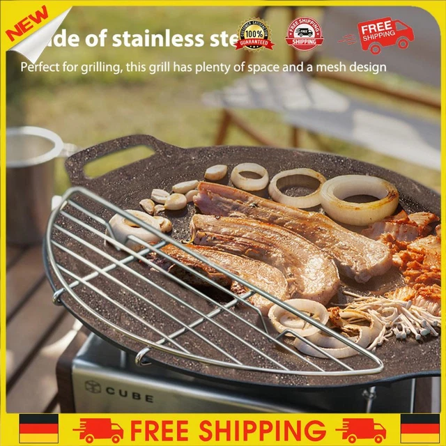 ❥ Griglia da forno griglia anti-bruciore per attrezzi da barbecue da campeggio outdoor (piccola)
