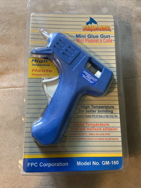 Mini pistola de pegamento Surebonder GM-160 azul nueva