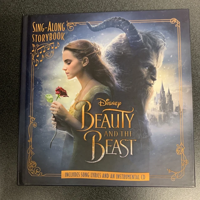 NEW BEAUTY AND The Beast Sing Along Storybook W CD By Disney 2017 