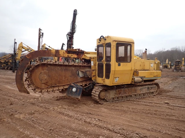 1997 Vermeer T655 Crawler Trencher LOW HOURS! CAT Diesel Conveyor Rock Bar 1997 Vermeer T655 Crawler Trencher LOW HOURS! CAT Diesel Conveyor Rock Bar