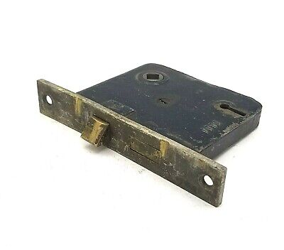 Vintage Cast Iron Door Mortise Lock Salvage Hardware Skeleton Key hole