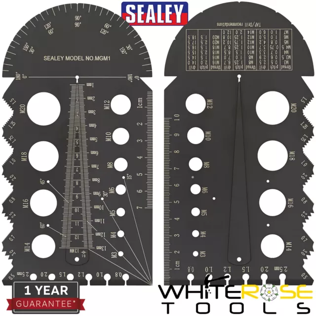 Sealey Multi-Gauge Metric Stainless Steel Measuring Tool