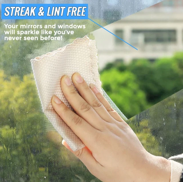 NanoScale Streak-Free Miracle Cleaning Cloths (Reusable) Magic Kitchen Rag 2