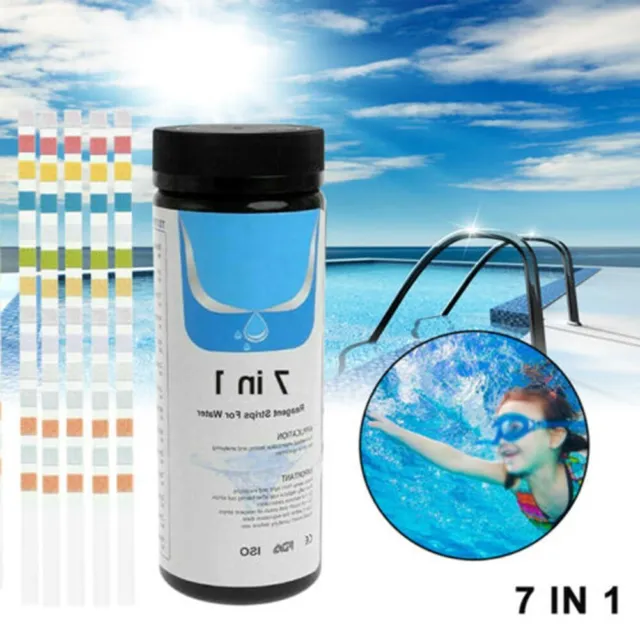 Ottimizza la qualità dell'acqua 50 pz strisce reattive 7 in 1 per test nitriti