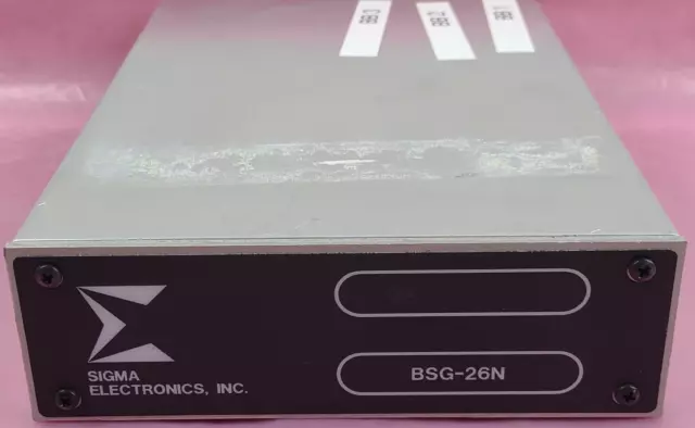 SIGMA Electronics BSG-26N BLACK SIGNAL GENERATOR - Precision Meets Performance