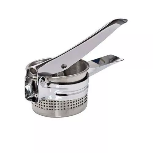 Heavy Duty Steel Potato Ricer Puree Masher Juicer Vegetable Fruit Press Maker UK