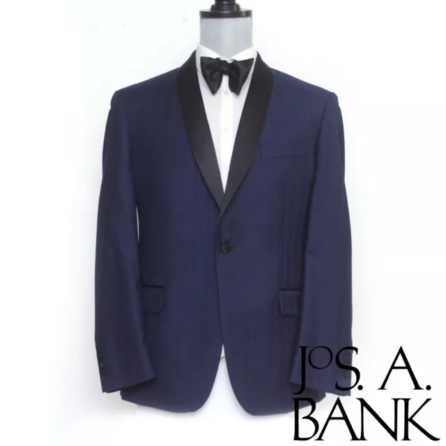JOS A BANK 46S Navy Tuxedo Blazer Formal Dinner Jacket Slim Fit NWT B40479