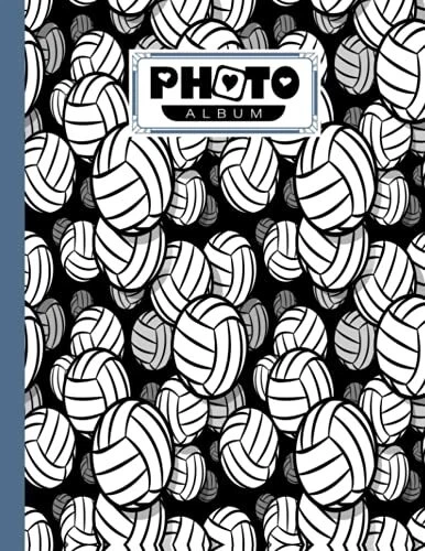Álbum de fotos de voleibol álbumes de fotos grandes con memo de espacio de escritura extra...