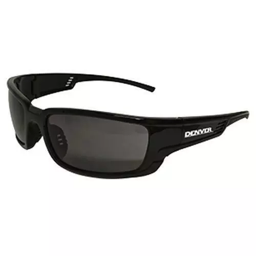 Maxisafe Denver Safety Glasses AS/NZS1337 Anti Scratch Fog Coating Black Smoke