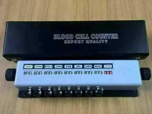 Blood Cell Counter – 8 keys - For hematology - Indian Made NEW