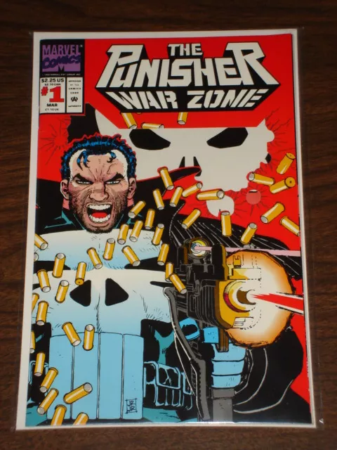 Punisher War Zone #1 Vol1 Marvel Die Cut Cover March 1992