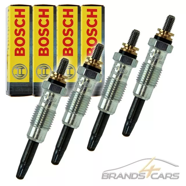 4x BOSCH GLÜHKERZE DURATERM FÜR MERCEDES 190-ER W201 2.0