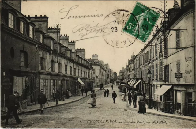 CPA CHOOSEY-le-ROI Rue du Pont (65595)