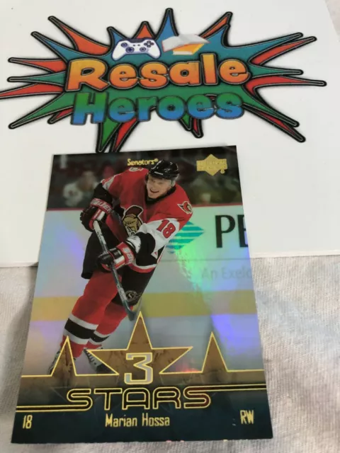 Marian Hossa Ottawa Senators NHL Hockey Card Upper Deck Stars #TS2