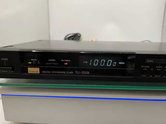 Sansui TU-D33X Digital Synthesizer Tuner Radio FM/AM 3