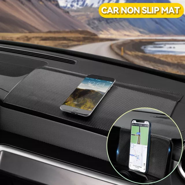Car Anti-Slip Dashboard Mat Dash Non Slip Skid Pad Phone GPS Coin Holder Sticky