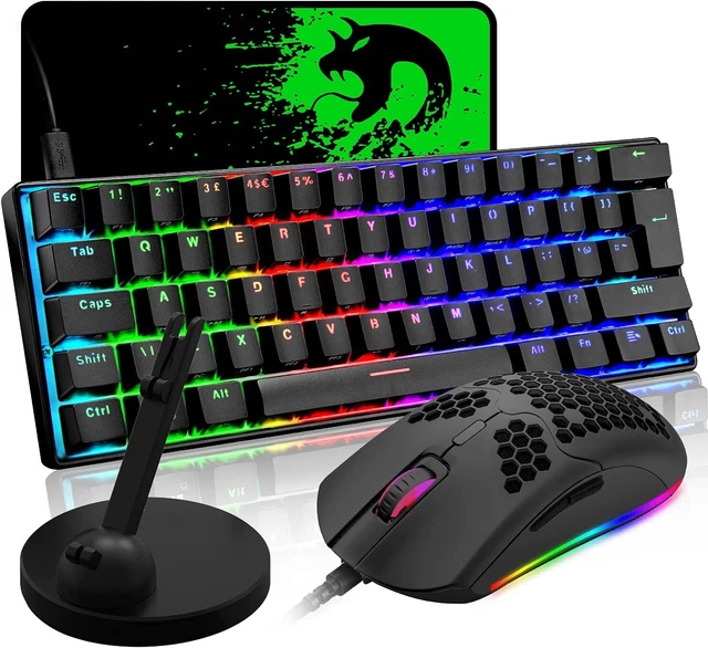 MECHANICAL GAMING KEYBOARD and Mouse COMBO, Chroma Backlight, RGB