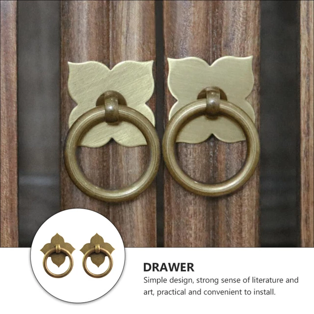 2 Pcs Metal Kitchen Knob Handle Metal Joycon Decorate 6