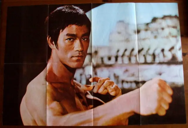 2 Posters De Magazines Bruce Lee Kung-Fu Monthly N°19 Et N°37 1975 Et 1977