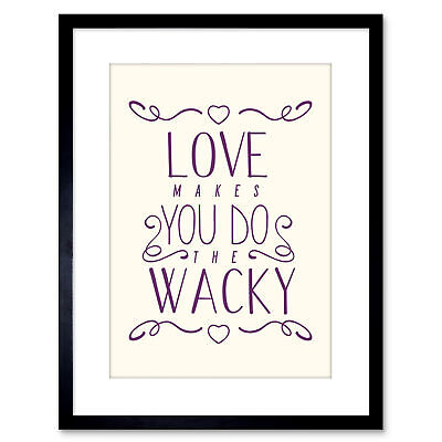 Love Letters simple Red Framed Wall Art Print 12x16 dans 