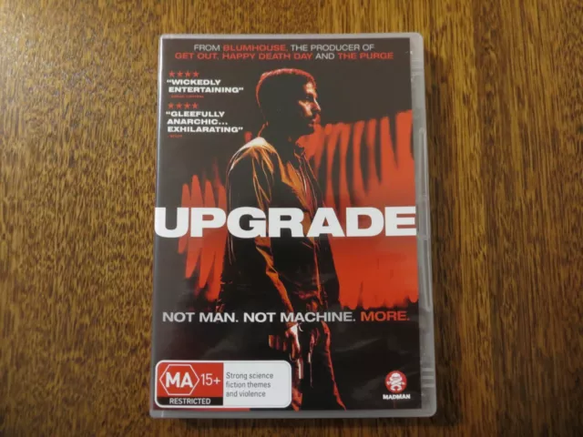 Upgrade (DVD, 2018) Action Sci-Fi Logan Marshall-Green Leigh Whannell Region 4