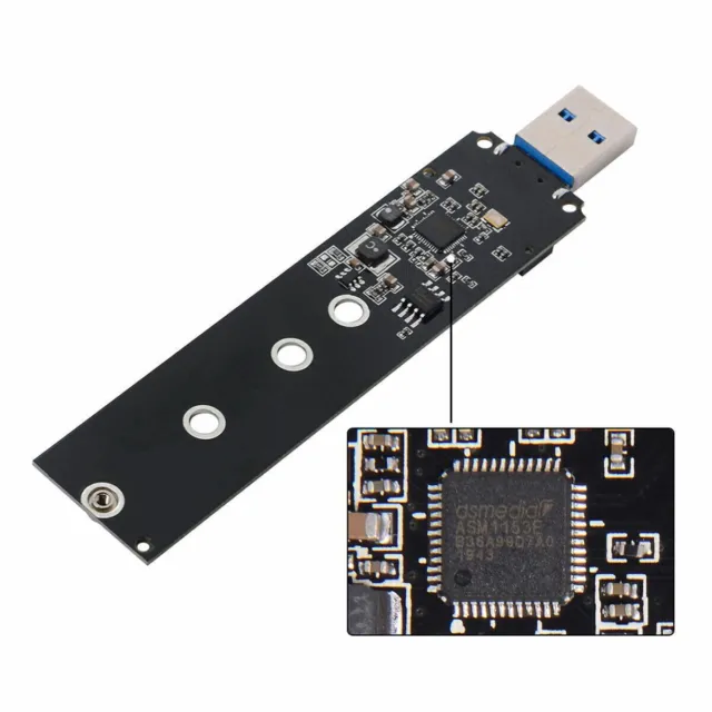 B/M-key NGFF M2 SSD to USB 3.0 External PCBA Conveter Adapter Card Flash Disk