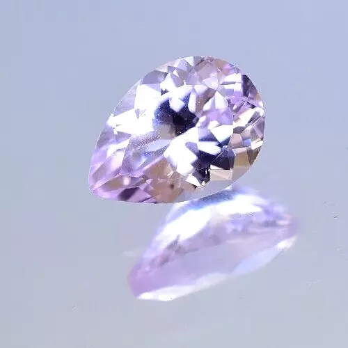 4.50 CT Naturel Rose Kunzite Poire VVS Superbe Agl Certifié Desseré Gemme