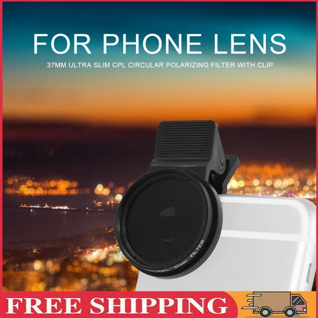 37mm CPL Filter with Clip for Phone Lens Ultra Slim Circular Accessories