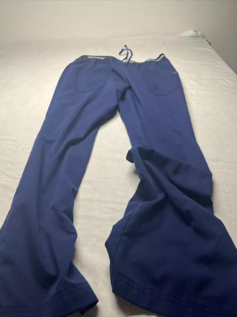 Greys Anatomy Womens Scrub Pants Size Medium Navy Blue