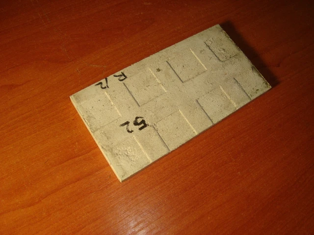 France Sarreguemines Original antique reclaimed Field tile set of 2 6x3 white 3