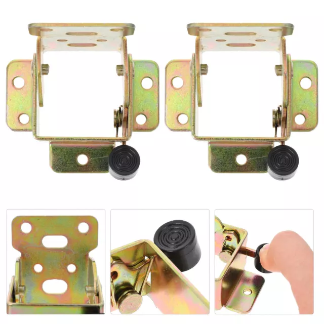 2 Pcs Table Legs Foldable Hinges Self- Locking Folding Hinge Table Leg Bracket