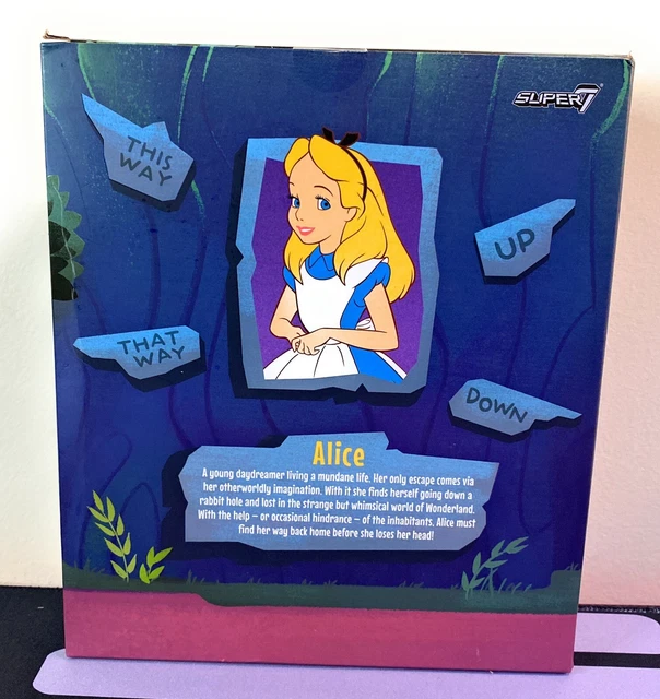 DISNEY ULTIMATES ALICE in Wonderland Alice 7-Inch Scale Action Figure ...