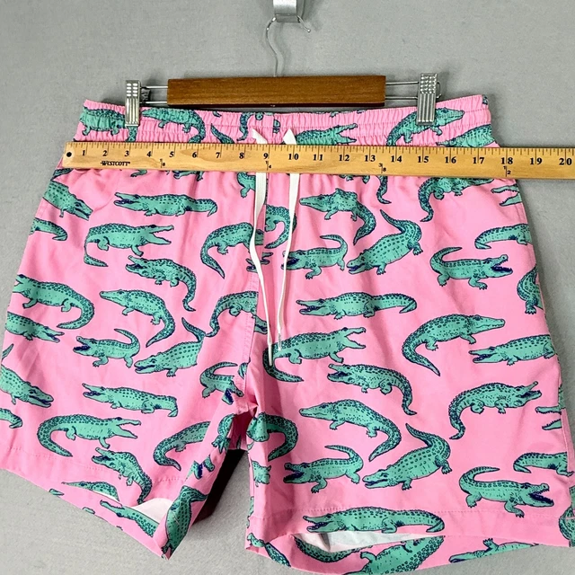 CHUBBIES MEN S XL The Glades 5 5 Lined Classic Swim Trunk Pink CHUBBIES MEN S XL The Glades 5 5 Lined Classic Swim Trunk Pink
