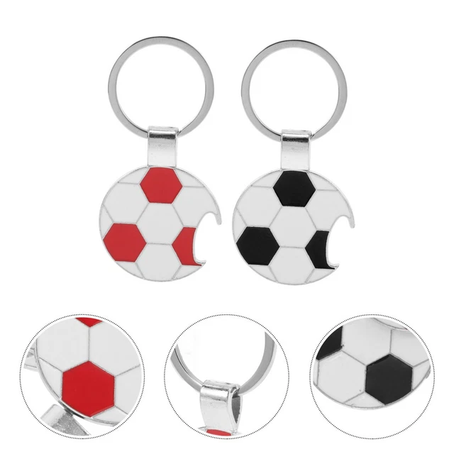 6 Pièces Mini Football Porte-Clés, Porte-Clés De Ballon De Fête, Porte