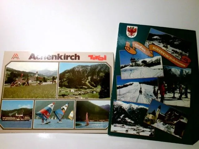 Achenkirch am Achensee. Tirol. Österreich. 2 x Alte Ansichtskarte / Postkarte fa