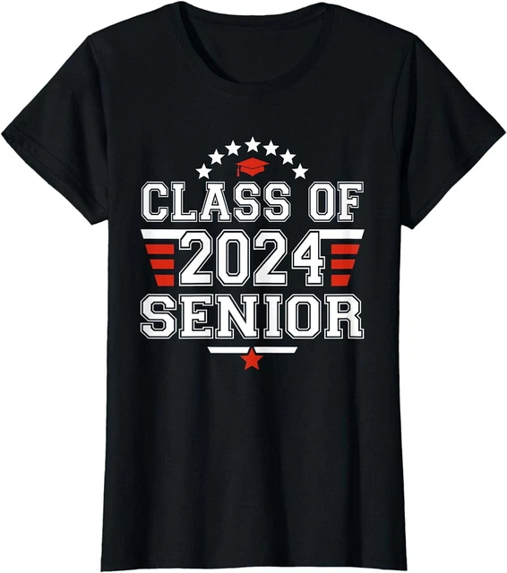 CLASS OF 2024 Senior 2024 Graduation Back To School Student TShirt 12