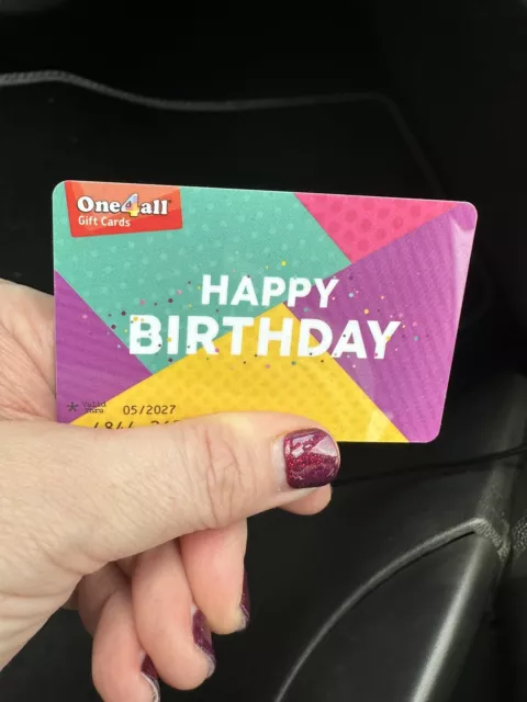 One4All One For All Gift Card Voucher Happy Birthday £20 Value