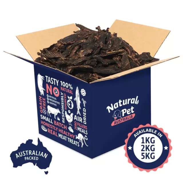 Kangaroo Jerky - 100% Natural Australian Healthy Dog Treats, Best Dog Chews