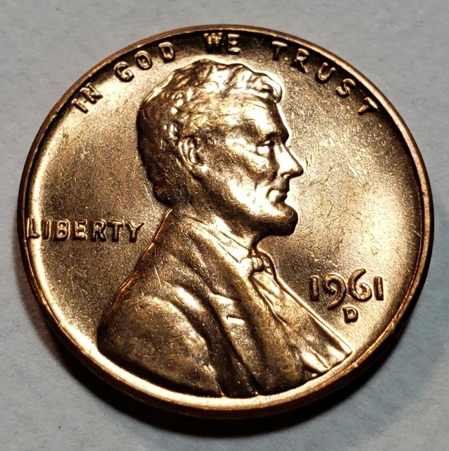 1962-D 1C RD Lincoln Cent