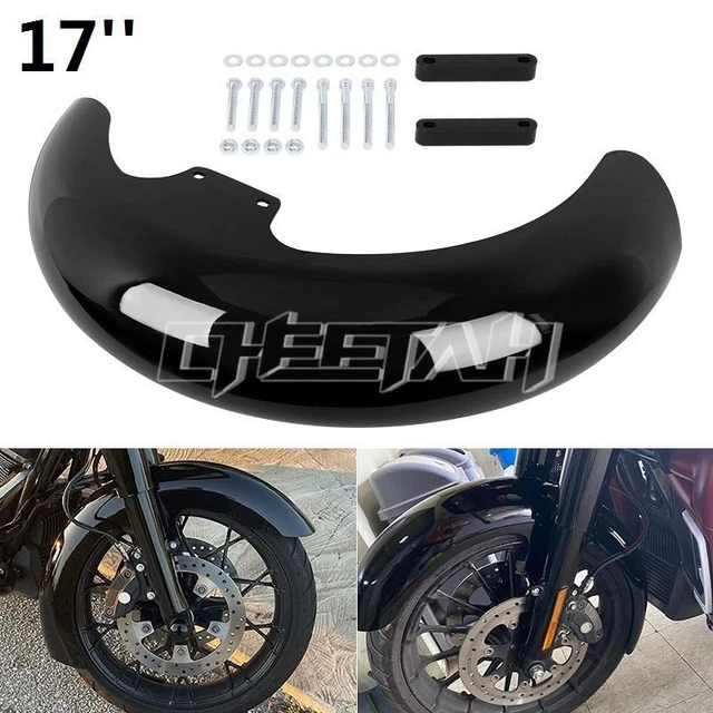 17" Wheel Wrap Front Fender For Harley Ultra Limited Touring Custom Baggers