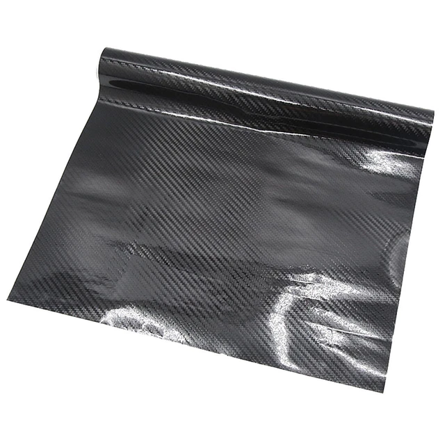 200X50Cm 5D Fibra Carbonio Nero Motivo Auto Adesivo Pellicola Vinile Adesivo