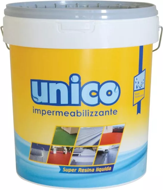 ICOBIT Unico, Super resina liquida impermeabilizzante vari colori  1 KG - 5 KG