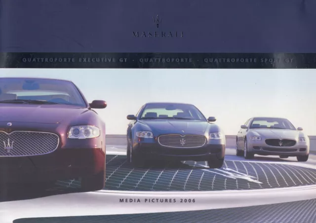 MASERATI QUATTROPORTE GT SPORT Prospekt Brochure Pressemappe 2005 79