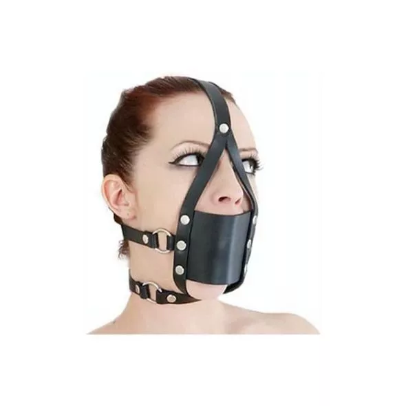 Harnais pour La Tête Avec Ball Gag Face Gate Mouth Jeu Bdsm De Détournement