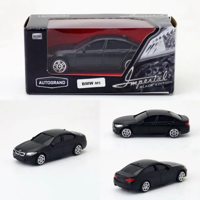 1/64 Scale BMW M5 Model Car Diecast Toy Cars Boys Toys for Kids Gifts Black