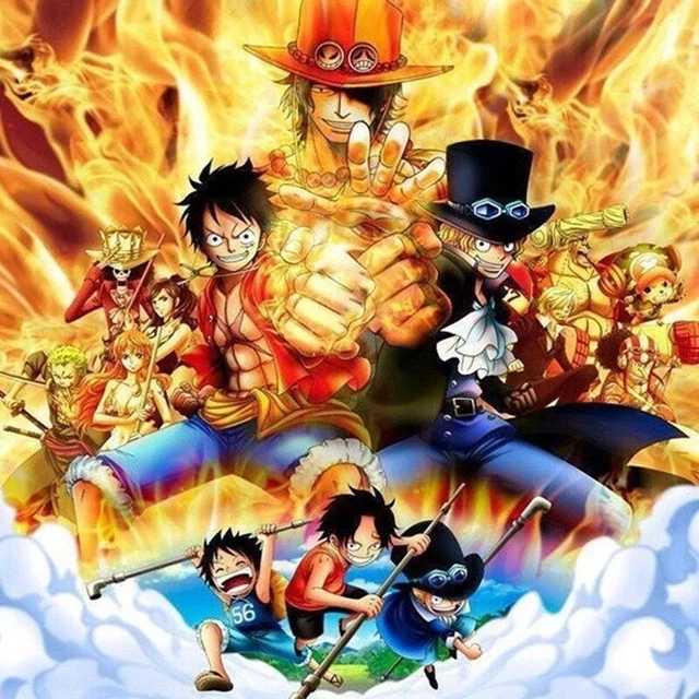 Cartoon One Piece Anime 5D Diamond Painting FULL Drill Home Decor Geschenk